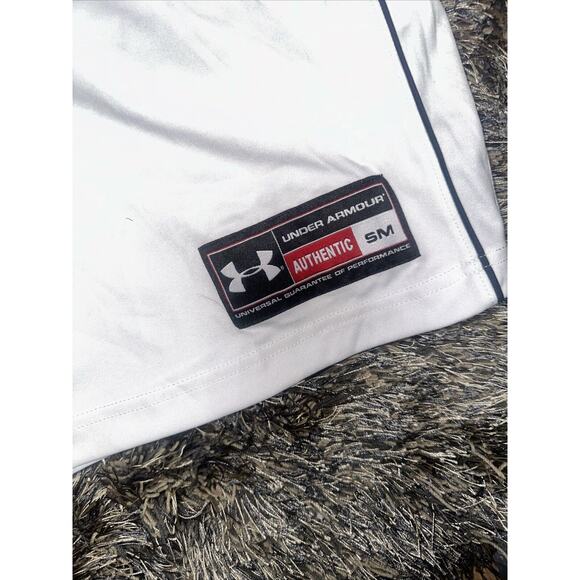 Under Armour Basketball Jersey Lot Of 2 Adult White SLIM Blank Size S Polyester - Picture 5 of 9